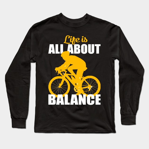 Life is all about balance Long Sleeve T-Shirt by Global Gear